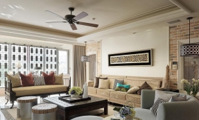 IV world simple four-bedroom decoration cases